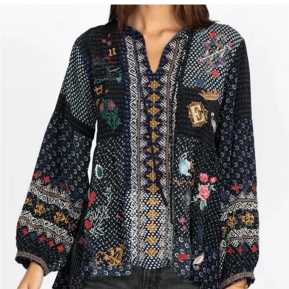 Johnny Was Biya Top Large - Picture 2 of 11